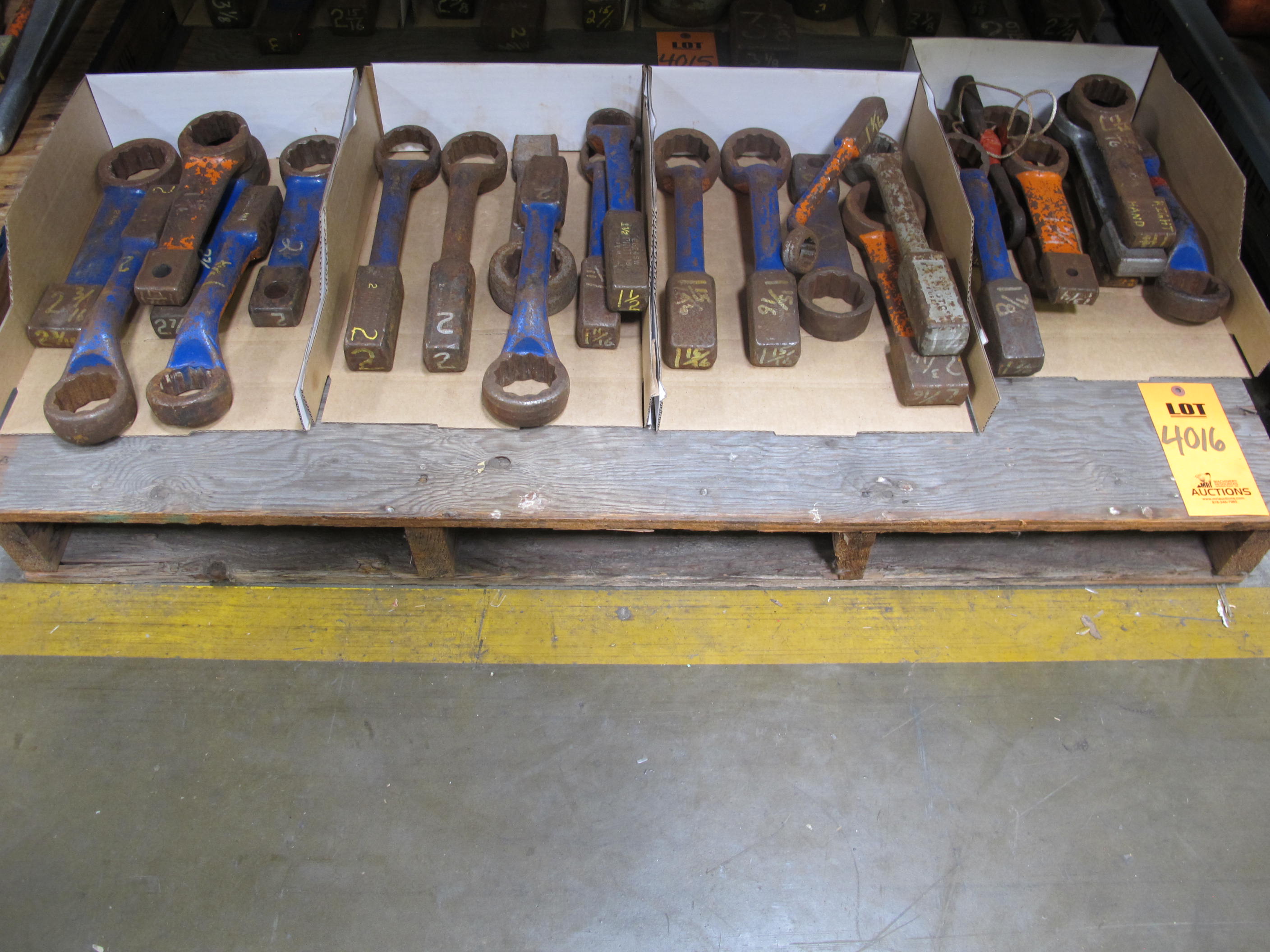 (8 BOXES) MISC. BOXED END WRENCHES, SMALL. LOADING & HANDLING FEE $10-4016